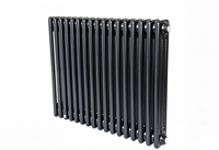 Radiateur design vertical en acier à 3 colonnes, rectangulaire, à économie d'énergie EN442 pour le chauffage des salles, salles à manger, escaliers, gymnases, écoles et hôpitaux
