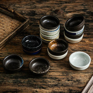 Plato Redondo Pequeño de Cerámica para Salsa de Soja Japonesa, Tazón para <span class=keywords><strong>Sushi</strong></span>, Vinagre, Condimentos, Uso en Izakaya, Venta al por Mayor - Product Image 2