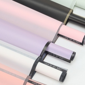 Bán Buôn Hot Bán Bảng Chữ Cái In Hoa Giấy Gói Không Thấm Nước <span class=keywords><strong>Matte</strong></span> Hàn Quốc Phiên Bản Bó Hoa Giấy Gói - Product Image 6