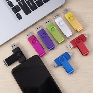 Kim loại OTG USB 2.0 3.0 Memory Stick 8GB 16GB 32GB 64GB 128GB âm nhạc tải trước USB Stick Mini Loại C biểu tượng tùy chỉnh USB <span class=keywords><strong>Flash</strong></span> Drive - Product Image 2