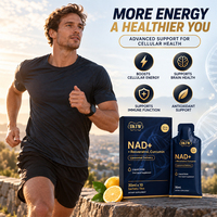 Boisson liquide liposomale NAD+ OKTW avec resvératrol, favorise la réparation cellulaire, booste l'énergie, liquide oral pour adultes, bien-être quotidien