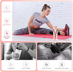 Nueva Botella Mezcladora de Proteínas Eléctrica de 450 ml, Libre de BPA, Apta para Alimentos, Recargable por USB, con Agitación Automática para Café, Vaso Mezclador Potente 2026 - Product Image 6