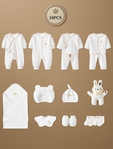 Coffret Cadeau Bébé de Haute Qualité pour Nouveau-Né 0-3 Mois, Vêtements Bébé 100% Coton – Ensemble de 15 à 20 Pièces - Product Image 3