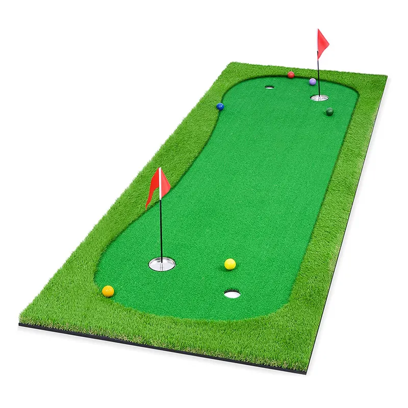 150 x 300 cm professioneller Mini-Golfplatz Indoor Outdoor Golf Putting Green Turf Matt Golf Hitting Praxismatte