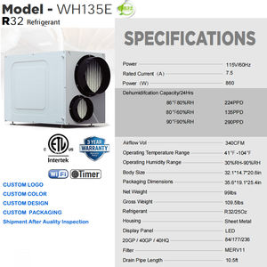 Deshumidificador Profesional para Toda la Casa, 115V 135PPD-290 PPD, la Elección de los Contratistas - Product Image 2