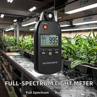 Spectroradiomètre, mesureur de lumière, spectre UV à IR 320-800 nm, testeur PAR PPFD pour la croissance des plantes, test LED et conception d'éclairage (OEM)