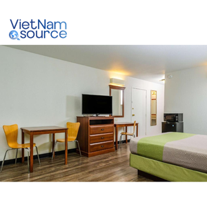 Personnalisation conçue ensemble de meubles pliants en bois pour salle à manger Motel 6 hôtels chaîne de villas bienvenue espace de vie traitement - Product Image 6