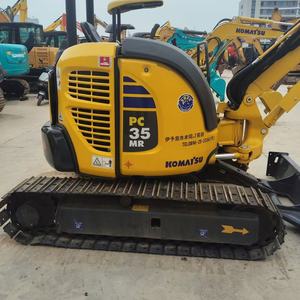 รถขุดมือสองคุณภาพสูง Komatsu PC35MR ขนาด 3.5 ตัน รถขุดตีนตะขาบขนาดเล็ก พร้อมบุ้งกี๋ขุด สำหรับงานไซต์แคบ จัดสวน มีสินค้าในสต็อก - Product Image 4