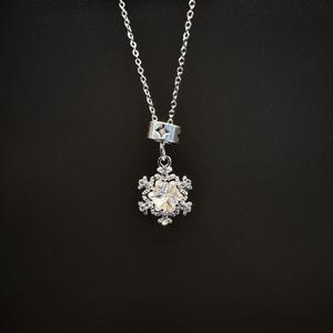 Juego de Joyería de Plata de Ley S925 de Lujo, Diseño de Doble Rosa, de Alta Gama para Mujer, Pulsera, Collar, Anillo, Collares con Colgante de Moda - Product Image 4