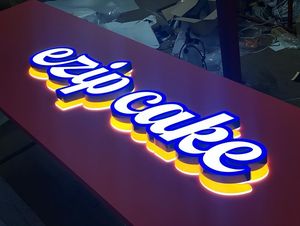 Letras Acrílicas Metálicas Abiertas en 3D de Acero Inoxidable de Alta Calidad de Fábrica, Personalización de Logotipos Mini, Letrero Luminoso LED Publicitario - Product Image 6