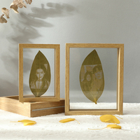 Cadres photo en bois peints à la main, écologiques et créatifs, pour spécimens en verre double face, fleurs séchées, formats 5x7, 6x8 pouces et A4, vente en gros