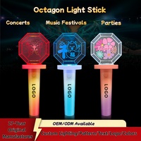 Barras Luminosas de Plástico Directas de Fábrica para Reuniones de Fans, Logotipo Personalizado para Conciertos de Anime, Barra Luminosa con Control Remoto Personalizable