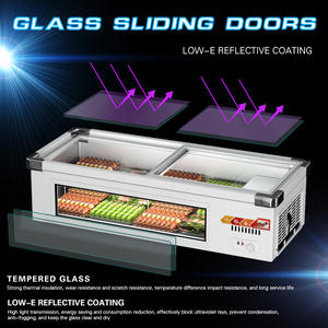 Congélateur de table <span class=keywords><strong>commercial</strong></span> portable pour stand de barbecue, réfrigérateur mobile pour la vente de nourriture - Product Image 2