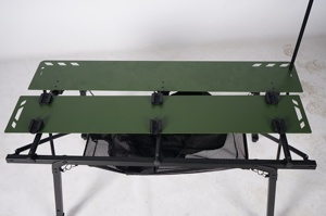 High Quality Folding With Carry Bag Aluminum Alloy <b>Table</b> <b>Adjustable</b> Height for Travel Picnic Patio Camping - Product Image 2