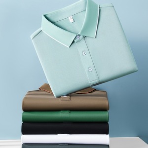 Polo des années 70 en coton à fibres longues triple épaisseur, haute densité, respirant et confortable pour les loisirs - Product Image 5