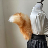Articles de fourrure faits à la main avec des formes réglables renard vraies queues de fourrure Cosplay Performances Anime accessoires queue