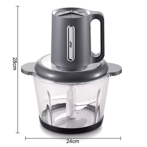 เครื่องเตรียมอาหารไฟฟ้า 400 วัตต์ เครื่องทำฟูฟู 3.0 ลิตร เครื่องบดสับ 360 องศา โถถอดออกได้ ทำความสะอาดง่าย ความจุขนาดใหญ่ - Product Image 6