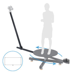Plataforma Giratoria RAUBAY de 360 Grados (Versión Estándar) – Kit de Extensión, Plataforma Giratoria Profesional para Fotografía, Cabina Giratoria para Fotos y Videos - Product Image 1