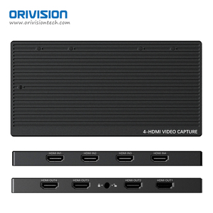 Carte de <span class=keywords><strong>capture</strong></span> HDMI ORIVISION 4 canaux 4K60 prête à être expédiée pour VMix OBS, streaming multi-caméras en direct, <span class=keywords><strong>capture</strong></span> vidéo USB - Product Image 1