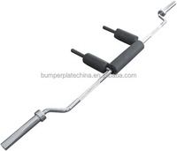 Barre d'haltères en acier de haute qualité avec protection des épaules, longueur 2350 mm, pour entraînement de fitness en salle de sport et musculation