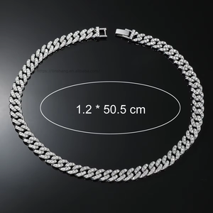 12Mm Full Men and Women With the Same Trendy Brand Hip Hop Necklace Tanjing Fashion Lijing Necklace - Product Image 4