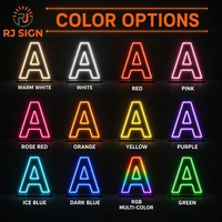 Lettres lumineuses 3D en acier inoxydable RGB pour événements : mariage, anniversaire, demande en mariage – 0,9 m, 1,2 m, 1,5 m