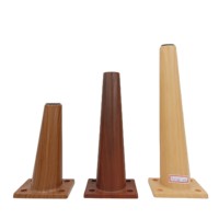 Pieds de meubles en plastique modernes et colorés, testés SGS, H140mm, angle oblique, pour canapé, salle à manger, cuisine, salon, chambre, salle de bain