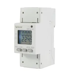 Acrel ADL200 80A Access Directement Compteur de Puissance d'Énergie Intelligent Monophasé avec Rs485 pour Pile de Charge AC 7KW