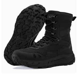 Bottes tactiques d'été respirantes pour hommes Viking, modèle TSB108 AS33, 7 pouces, couleur Coyote Brown Black OD Green, avec fermeture éclair latérale. - Product Image 3