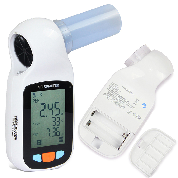 Spirometro volumetrico da 5000 ml iplusmile Spirometro portatile per respirazione Spirometria per test di respirazione e respirazione
