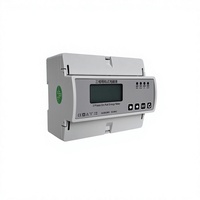 Meter Energi Tiga Fasa DIN Rail AMR IoT 380V 100A Digital KWh Meter untuk Smart Grid dengan Pembacaan Jarak Jauh Cerdas