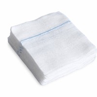 Compresses de gaze stériles médicales d'usine, tampons de pansement en coton 8 plis, gaze chirurgicale non tissée pour hôpitaux et cliniques (vente en gros)