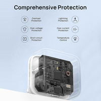 Chargeur mural rapide 20W DC avec prise UK Type-C, protection OTP pour iPhone 13 Pro/Mini/Pro Max, certifié CE/FCC