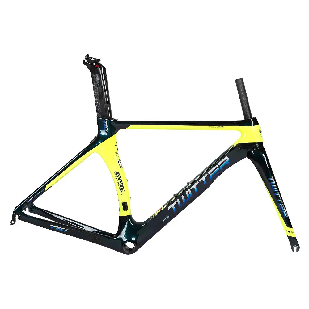 Wholesale best 700C OEM/ODM 46CM-58CM aero design full carbon fiber road bicycle frame