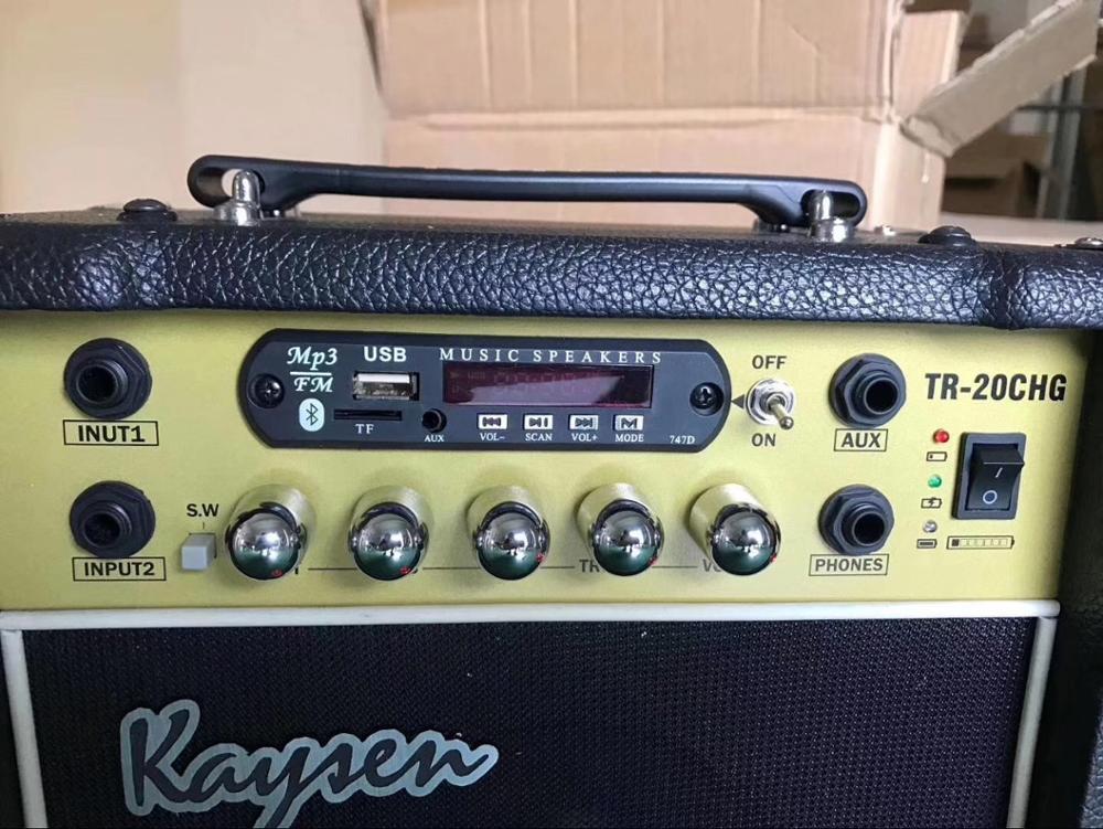 Mini-Versterker Gitaar AMP, Mini-Versterker Gitaar AMP 6.35mm Plug USB Oplaadbare Voor Elektrische Gitaar Bas