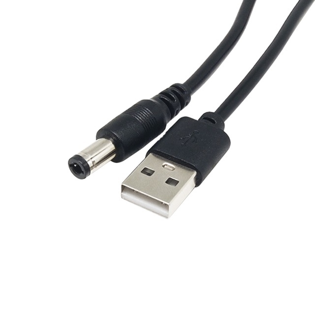 USB to DC Charging Cable 5.5*2.1MM/5.5*2.5MM Copper Core Power Supply Cable DC005 Conversion DC Charging Cable