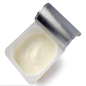 Tapa de papel de aluminio troquelada con sellado térmico para embalaje de taza de yogur PP/PS/PET/PVC/PE con impresión a todo color a prueba de humedad de grado alimenticio - Product Image 3