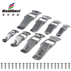 Stainless Steel Duckbill Buckle Tool <b>Box</b> Latch With Lock Polished Surface For Wooden <b>Box</b> Fixing - Product Image 5