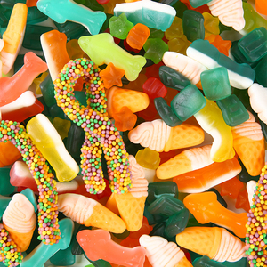 Fabricant de bonbons sucrés et acides en vrac OEM, vente en gros de bonbons sucrés et acides personnalisés <span class=keywords><strong>halal</strong></span> en vrac, bonbons gélifiés aux fruits - Product Image 2