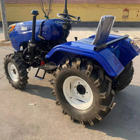 12HP 15HP 18HP 25hp 30hp 40hp 50hp 60hp empat roda 4*2 25hp Diesel Mini traktor 4x4 pertanian traktor untuk dijual