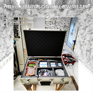 HBYB 공장 가격 OEM 윤활 연료 유압 오일 휴대용 클램프 온 초음파 유량계 CE 승인 알루미늄 합금 +/-1% - Product Image 2
