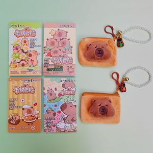 Kapibala Plush Doll Telescopic Plush Book Cute Capybara Doll Notebook High-value Handbook <strong>Notepad</strong> - Product Image 3