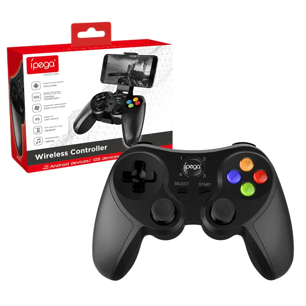 PG-9078 contrôleur de jeu BT sans fil pour Android PC téléphone portable support ajusté pour tablette Smart TV Box Manette