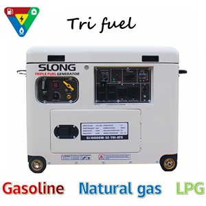 SLONG 전기 시작 트라이 연료 발생기 가솔린 발전기 천연 가스 LPG 발전기 - Product Image 2