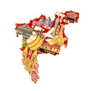 Magneti per Frigorifero in Metallo Personalizzati con Incisioni di Città/Nazioni/<span class=keywords><strong>Itinerari</strong></span> di Viaggio Stampati in Alta Definizione - Product Image 3