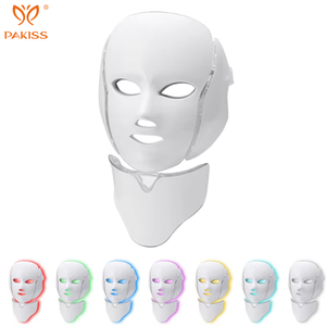 Máscara de Terapia de Luz LED PAKISS para Rostro y Cuello, con Luz Roja Infrarroja - Product Image 1