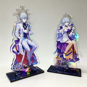 مصنع هدايا الأكريليك المخصصة، تصميم أنمي، تذكارات أكريليك بالإيبوكسي، طباعة، حامل عرض أكريليك، ستاند أكريليك بالليزر - Product Image 3