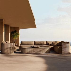 Outdoor Furniture Wooden Garden <b>Waterproof</b> <b>Sets</b> Hotel Outdoor Teak Patio Luxury Garden <b>Set</b> Patio Furniture - Product Image 1