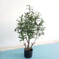 Bonsaï en plastique de haute qualité, plantes artificielles décoratives pour arbre d'olive, pièces