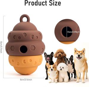 Pelota Dispensadora de Gel de Sílice Multifuncional Ecológica para Perros y Gatos, Resistente a Mordidas y Duradera, Artículos para Mascotas - Product Image 3